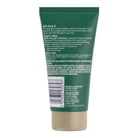 Bioré Daily Detox Organic Cannabis Sativa Exfoliator 125ml