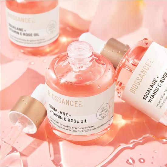Biossance Squalane + Vitamin C Rose Oil 12ml