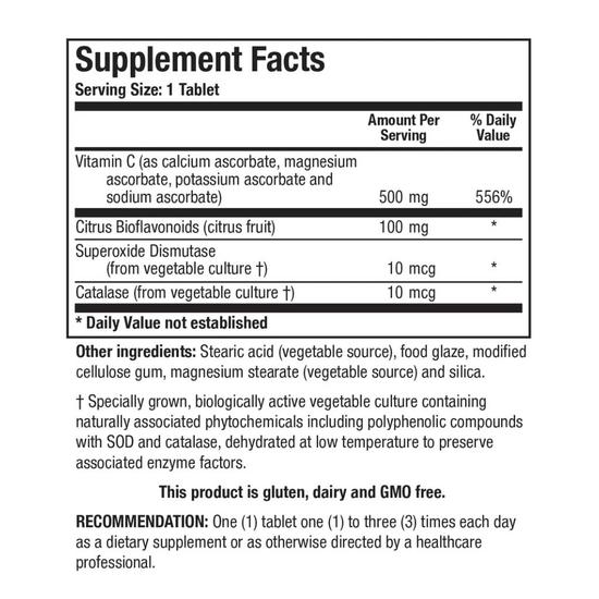 Biotics Research Bio-C Plus Balanced Ascorbates Tablets 100 Tablets