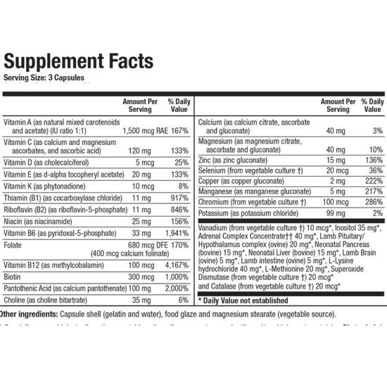 Biotics Research Bio-Glycozyme Forte Capsules 90 Capsules