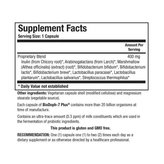 Biotics Research BioDoph-7 Plus Capsules 60 Capsules