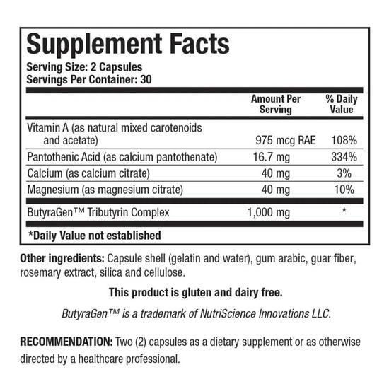 Biotics Research Butyric-Cal-Mag Capsules 180 Capsules