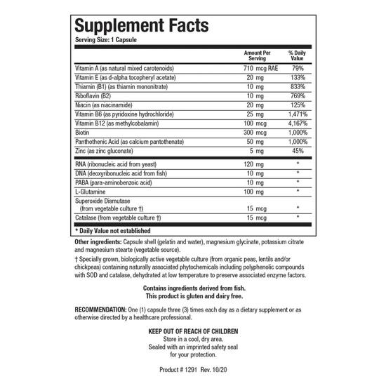 Biotics Research Nuclezyme-Forte Capsules 90 Capsules