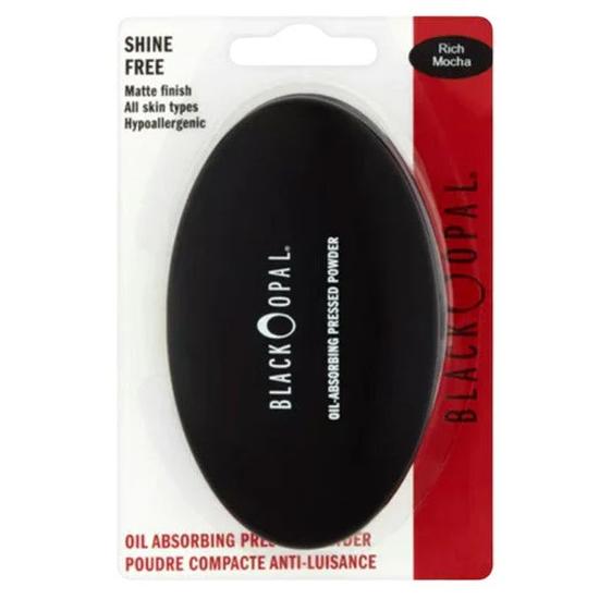 Black Opal Shine Free Oil Absorbing Pressed Powder 9.5 g / Almond OB