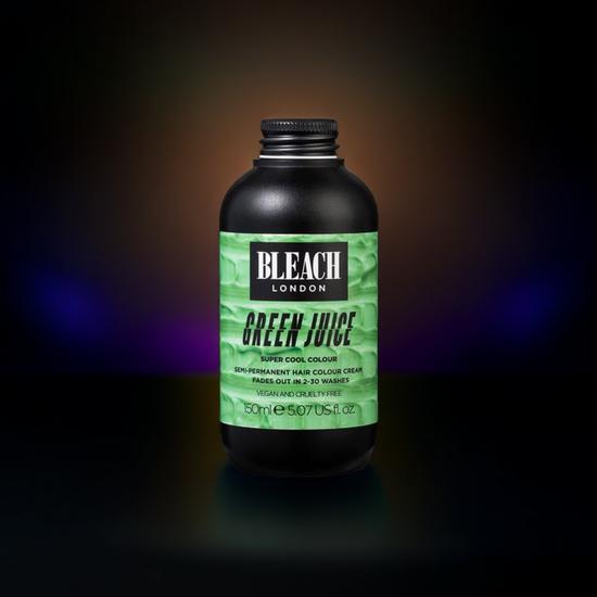 BLEACH LONDON Green Juice Super Cool Colour Semi-Permanent Hair Colour Cream