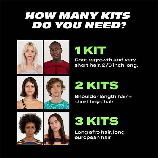 BLEACH LONDON Low & Slow Bleach Kit Reincarnation Mask 2 x 15ml, Developing Lotion 80ml + Clay Bleaching Powder 2 x 25g