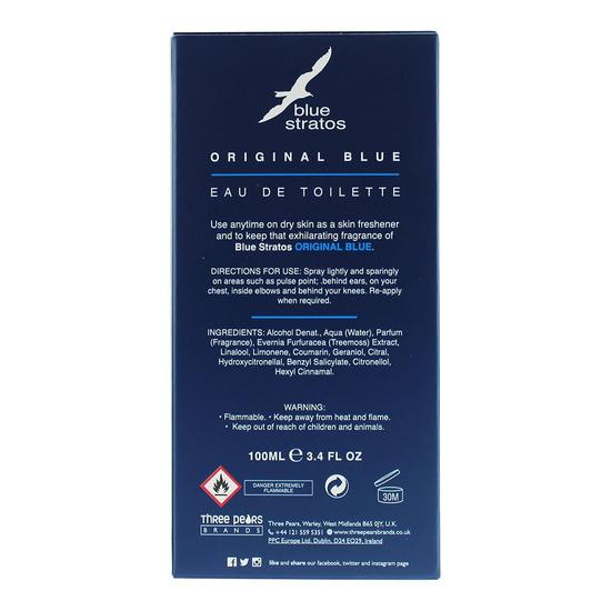 Blue Stratos Original Blue Eau De Toilette 100ml