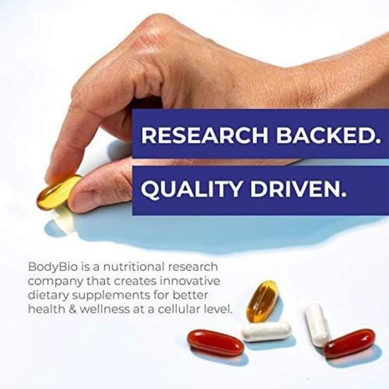 BodyBio Butyrate Sodium Capsules 100 Capsules