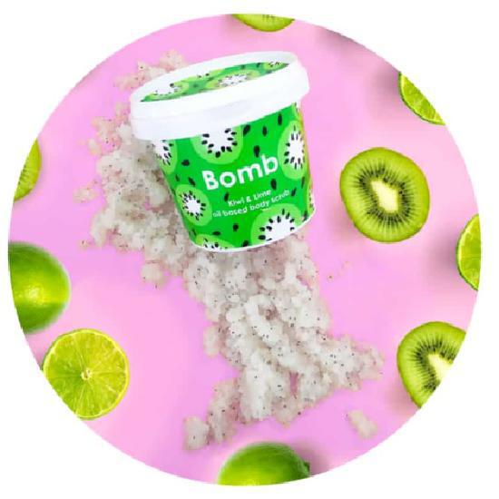 Bomb Cosmetics Kiwi & Lime Oil Body Scrub 365ml