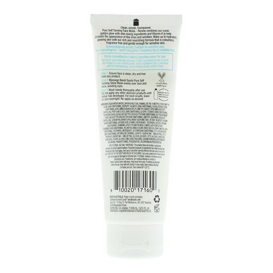 Bondi Sands Pure Self Tanning Renew Sleep Mask 75ml