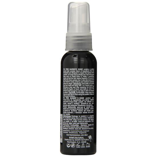 Bonfi Natural Oil Free Barber Shine Smoothing Shine Spray For Men 60ml