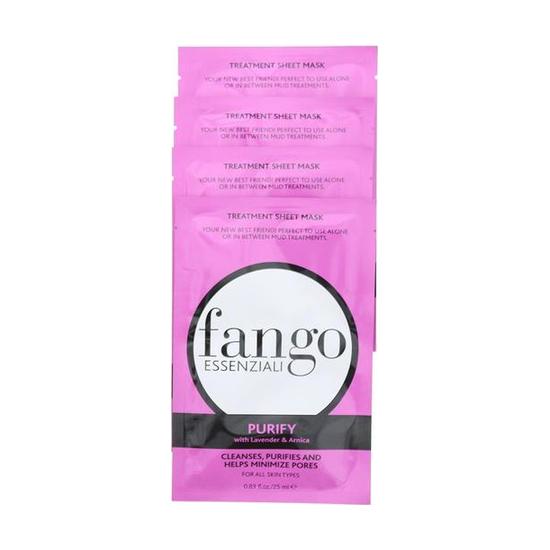 Borghese Fango Essenziali Purify Treatment Sheet Mask 4 x 25ml