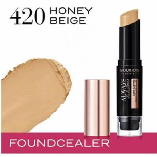 Bourjois Always Fabulous Long Lasting Stick Foundcealer 420 Honey Beige