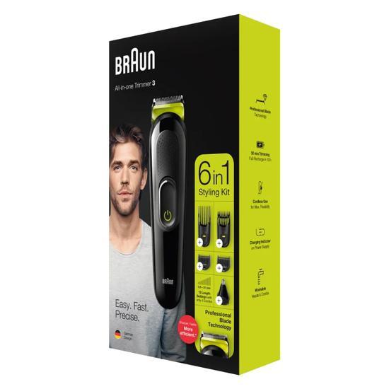 Braun All-In-One Trimmer MGK3221 6-in-1 trimmer with 5 attachments