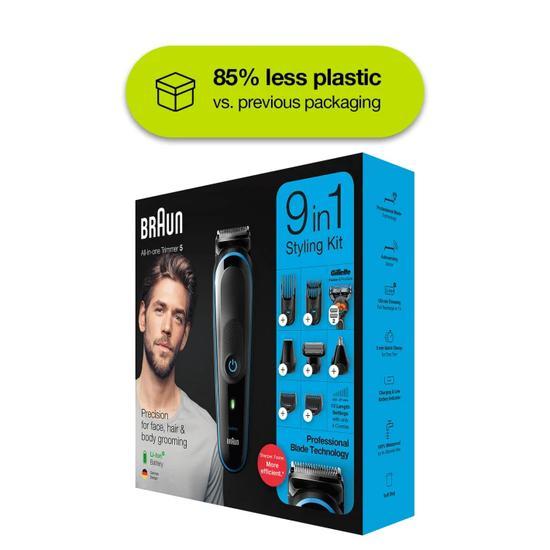 Braun All-in-One Trimmer MGK5280 9-in-1 trimmer with 7 attachments