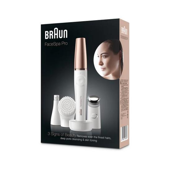 Braun FaceSpa Pro 911 3-in-1 Facial Epilating, Cleansing & Skin Toning