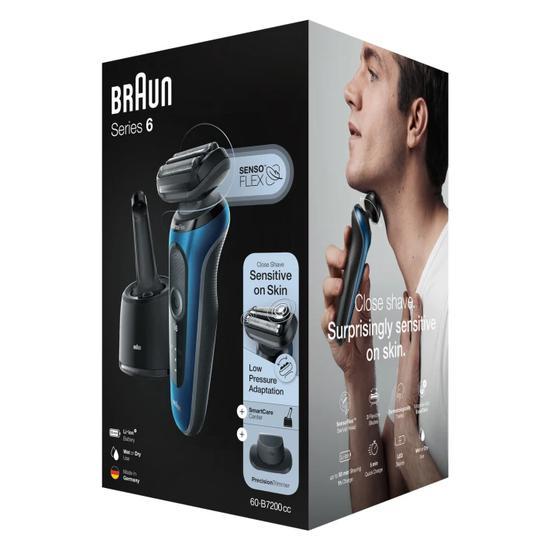 Braun Series 6 60-B7200cc Wet & Dry Shaver Blue