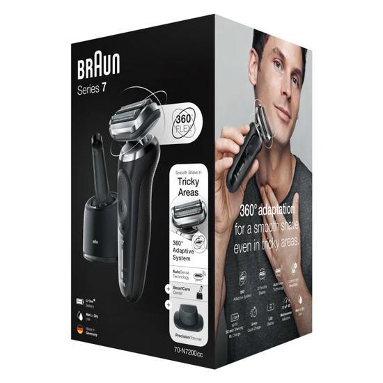 Braun Series 7 70-N7200cc Wet & Dry Shaver Black
