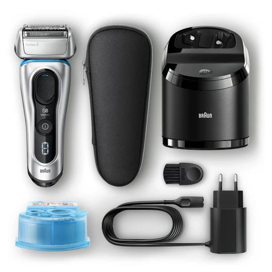 Braun Series 8 8390cc Wet & Dry Electric Shaver Silver