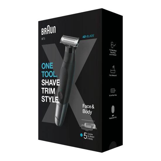 Braun Series XT5 Face & Body Trimmer XT5100 5 Attachments