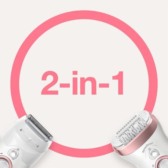 Braun Silk Epil 9-720 Wet & Dry Epilator With 3 Extras Including Shaver Head