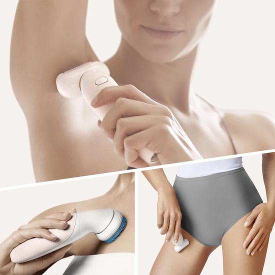 Braun Silk Epil 9 Flex 9010 Wet & Dry Epilator White/Gold