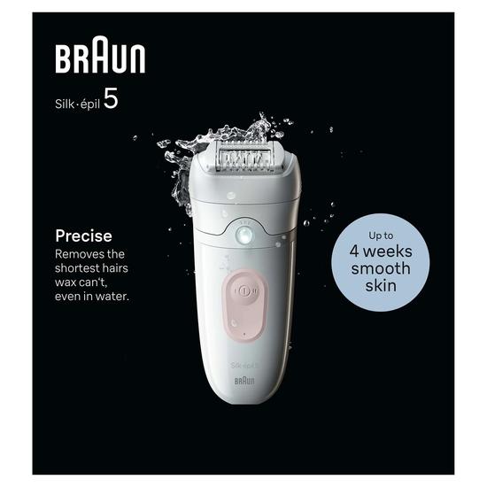 Braun Silk-epil Series 5 5-000 Epilator White/Flamingo