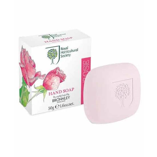 Bronnley Royal Horticultural Society Rose Scented Hand Soap 50g