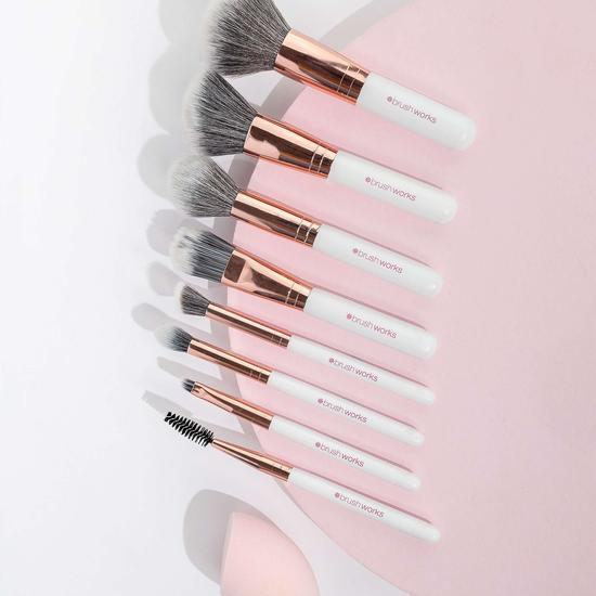 Brushworks Exclusive Makeup Brush & Sponge Set