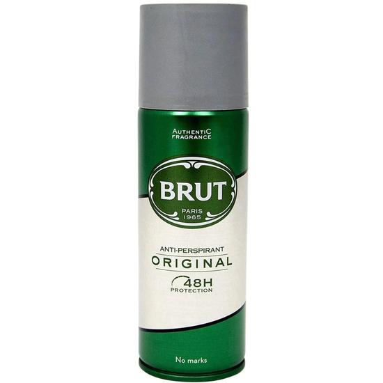 Brut Original Mens Anti-Perspirant 48h Deodorant With Distinctive Fragrance 200ml