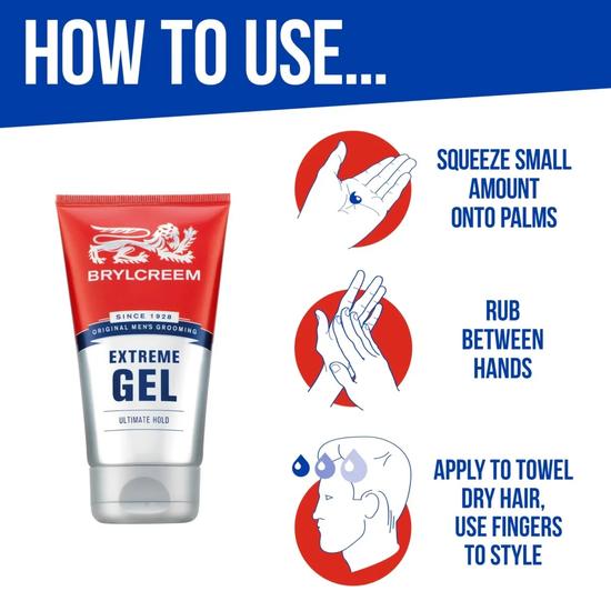 Brylcreem Extreme Hair Gel Ultimate Hold 150ml