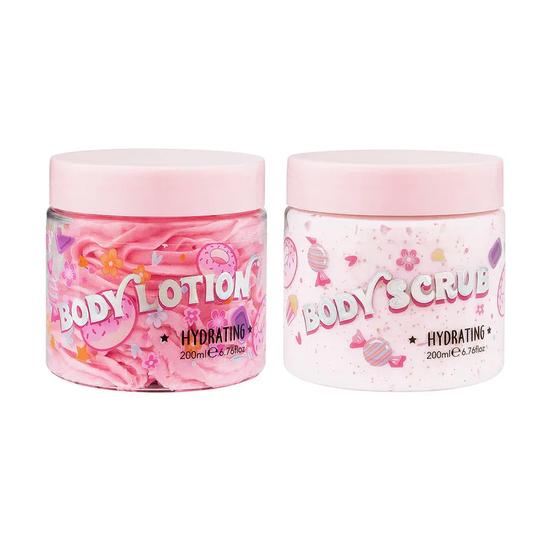 Bubble T Sweetea Body Scrub & Body Lotion Gift Set 2 x 200ml