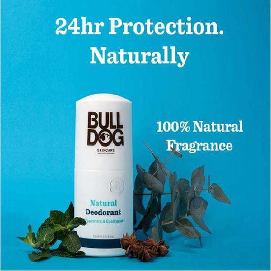 Bulldog Peppermint & Eucalyptus Natural Deodorant 75ml