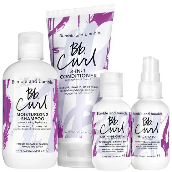 Bumble and bumble All About Defined Bb.Curls Set Curl Moisturizing Shampoo + Curl 3-in-1 Conditioner + Curl Defining Cream + Curl Reactivator