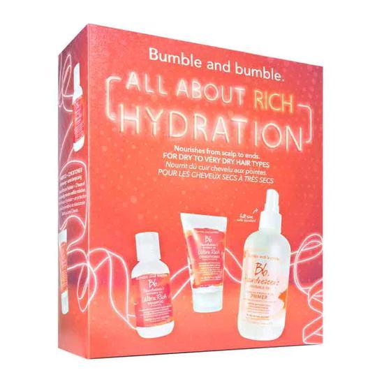 Bumble and bumble All About Rich Hydration Set Hairdresser's Invisible Oil Ultra Rich Shampoo + Rich Conditioner + Heat/UV Protective Primer