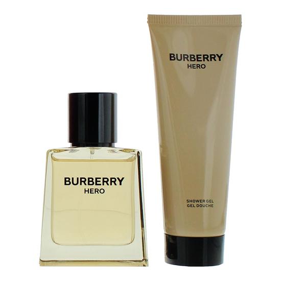 BURBERRY Hero Eau De Toilette 50ml + Shower Gel 75ml Gift Set For Him 50ml