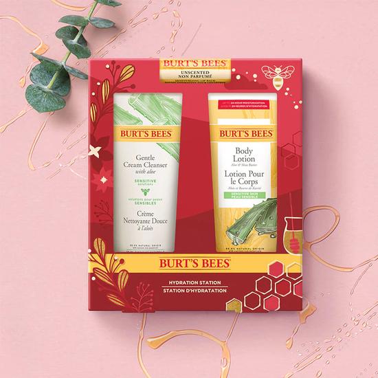 Burt's Bees A Bit Of Burt's Vanilla Bean Cracker Set Vanilla Bean Lip Balm + Hand Salve