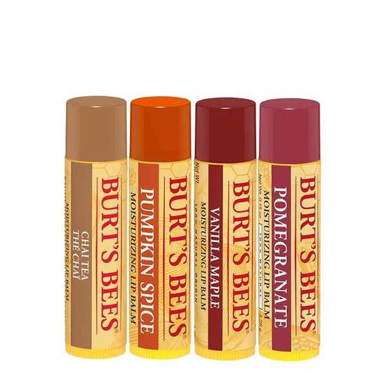 Burt's Bees Fall Lip Balm Gift Set 4-pack Lip Balm