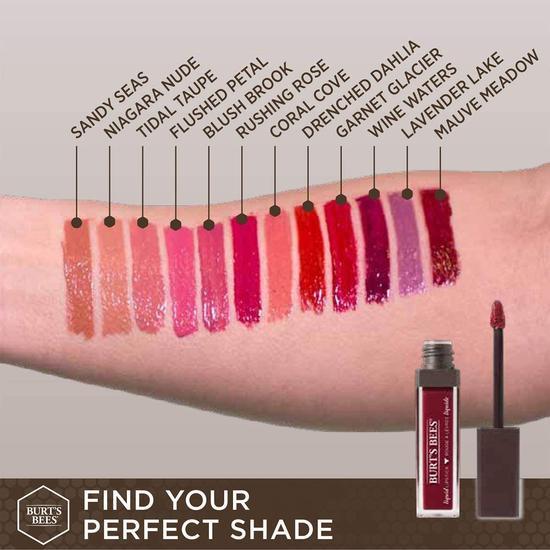Burt's Bees Moisturising Liquid Lipstick Blush Brook