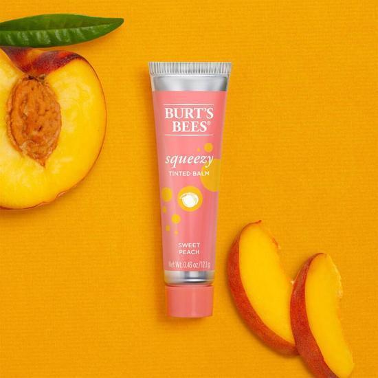 Burt's Bees Squeezy Tinted Lip Balm Sweet Peach