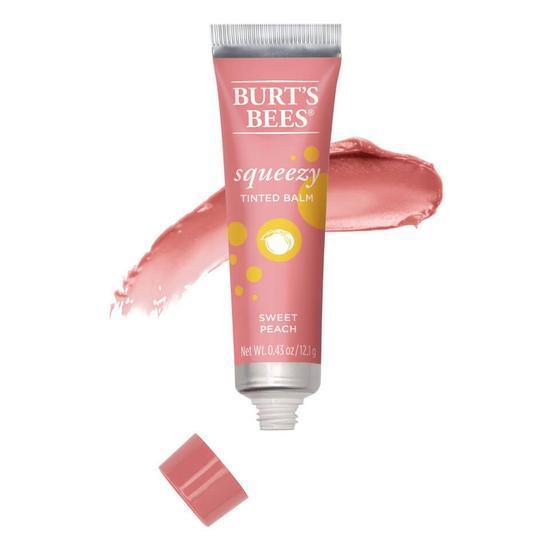 Burt's Bees Squeezy Tinted Lip Balm Sweet Peach