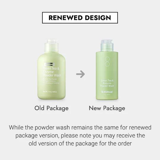 By Wishtrend Green Tea & Enzyme Powder Wash 110g