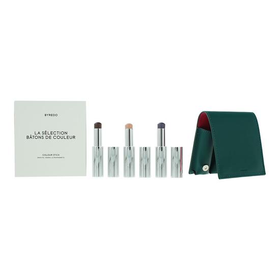 Byredo Colour Stick Set With Leather Pouch Deep Teal Dravite, Vienna + Ultramagnetic 9g