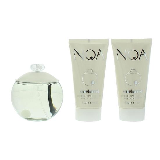 Cacharel Noa Eau De Toilette 100ml, 2 x Body Lotion 50ml Gift Set 100ml