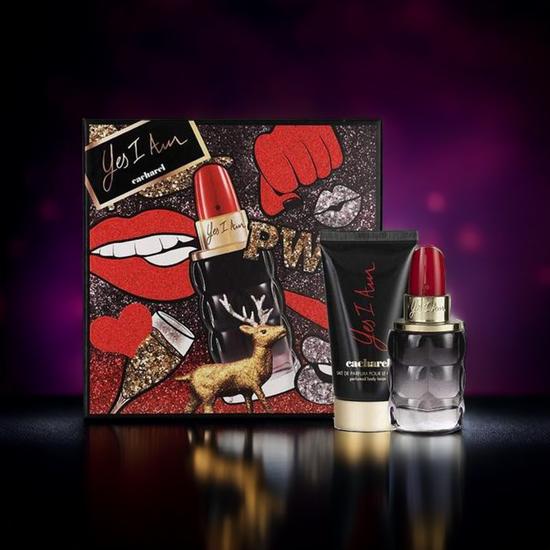 Cacharel Yes I Am Gift Set 30ml Eau De Parfum & 50ml Body Lotion