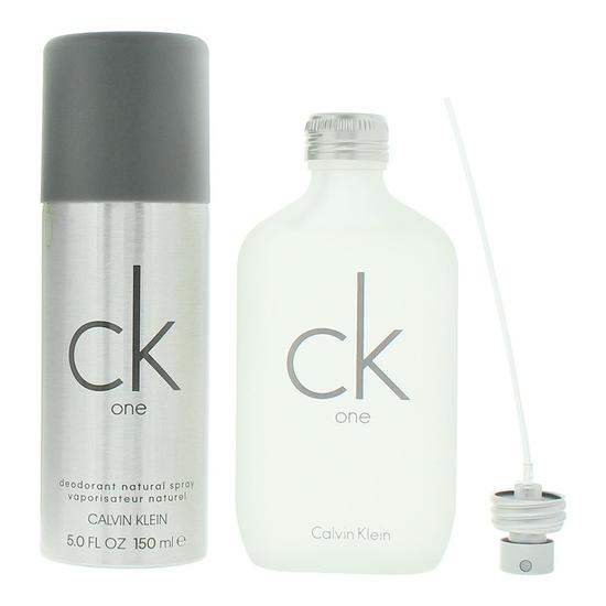 Calvin Klein CK One Eau De Toilette 100ml + Deodorant Spray 150ml Gift Set
