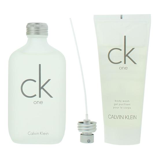 Calvin Klein CK One Eau De Toilette 100ml + Shower Gel 100ml Gift Set 100ml