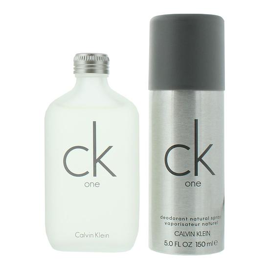 Calvin Klein CK One Eau De Toilette Gift Set 100ml Eau De Toilette + 150ml Deodorant Spray