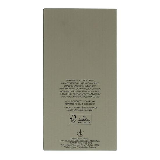 Calvin Klein Eau De Toilette 200ml