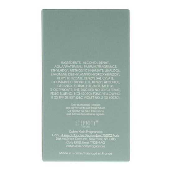 Calvin Klein Eternity Cologne Eau De Toilette 50ml